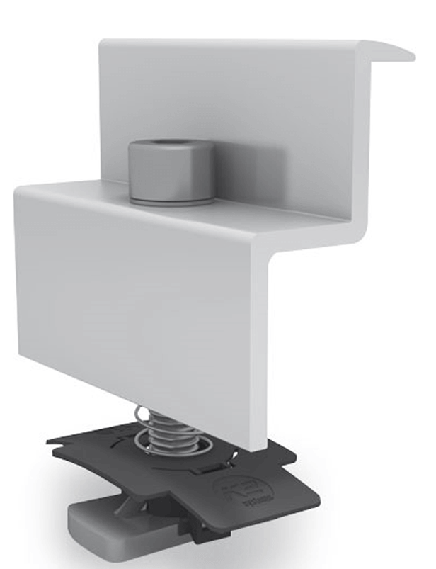 K2 zacisk końcowy modułu Zestaw Standardowy 35 mm, srebrny